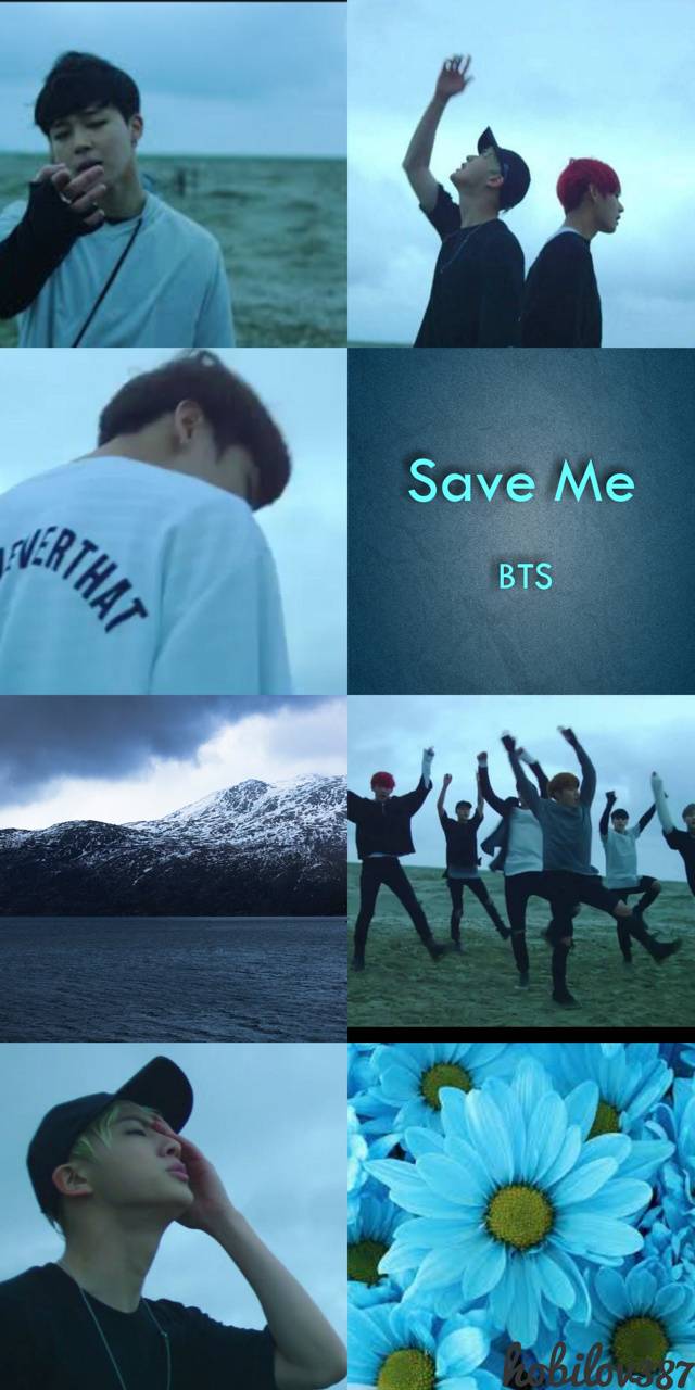 640x1280 BTS Save me wallpaper