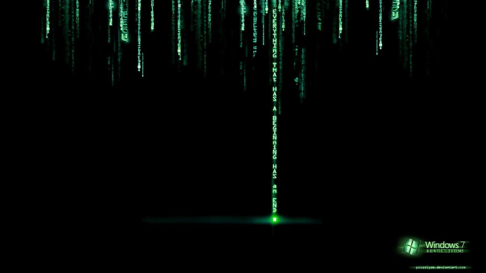 1920x1080 Dark Windows 7 Wallpaper background picture