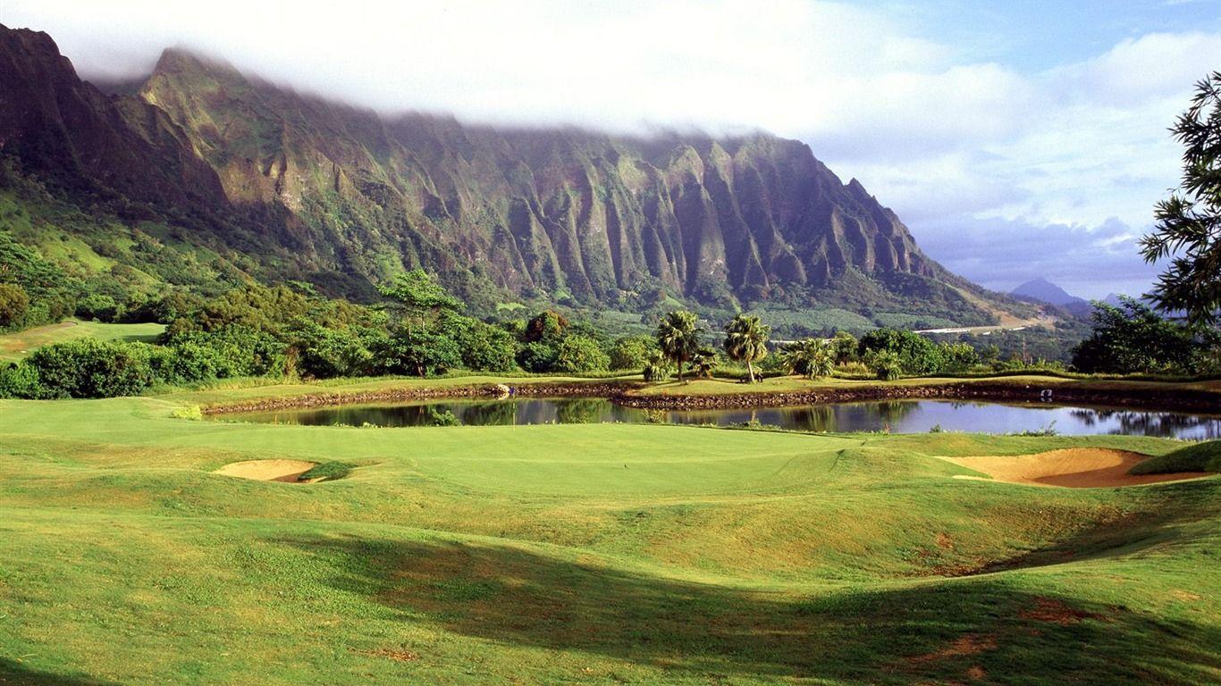 1366x768 Beautiful scenery of Hawaii Wallpaper Wallpaper