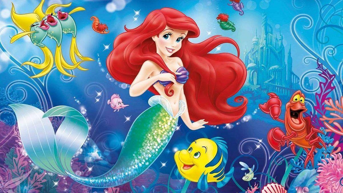 Ariel Disney Princess Wallpaper 4K AI art Underwater 12395