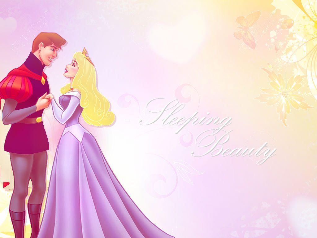 1024x768 Free download Disney Princess image Aurora and Philip Wallpaper