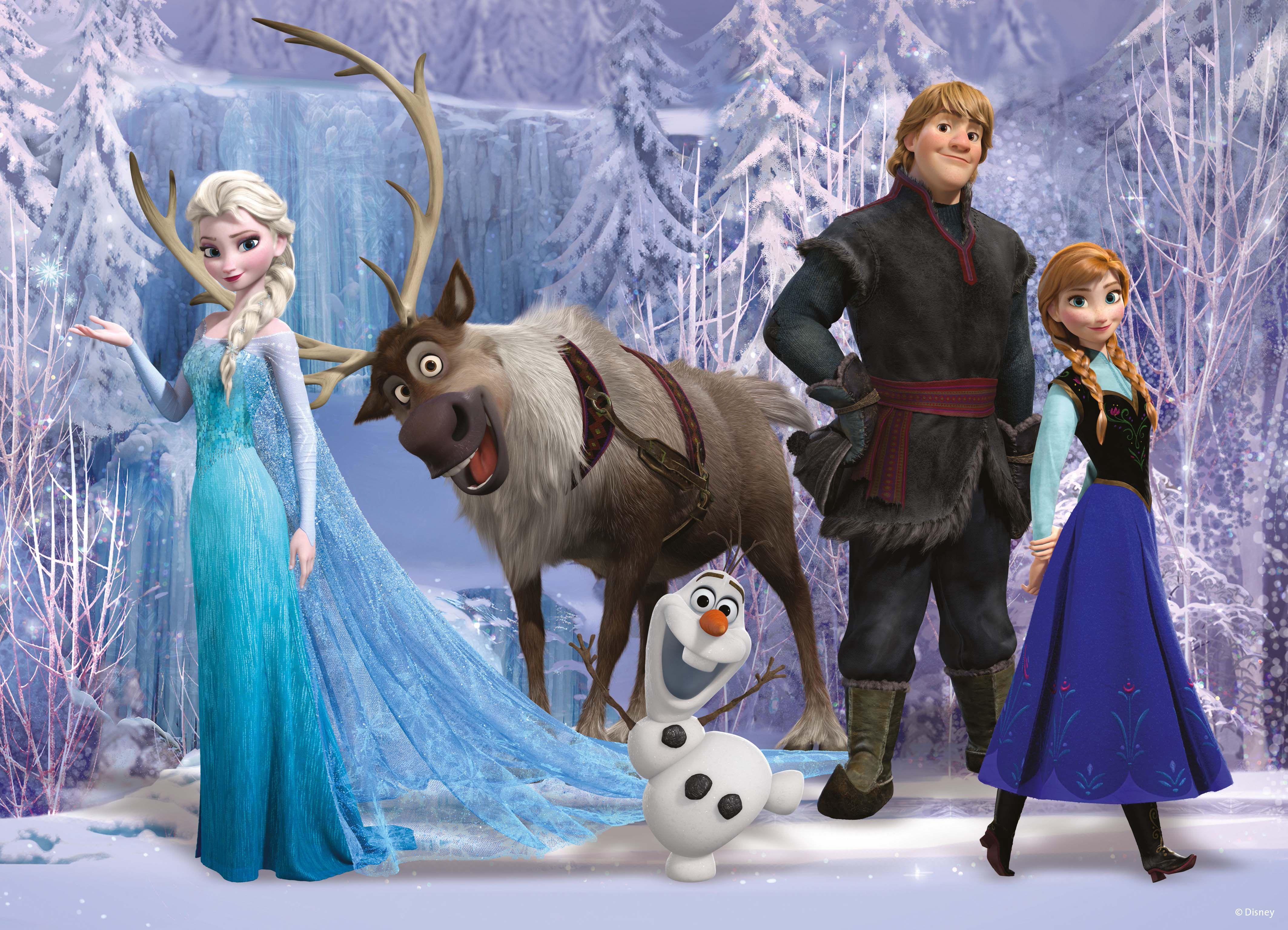 4253x3072 Disney, frozen, Sven, Olaf, Kristoff, Anna, cartoon, Elsa