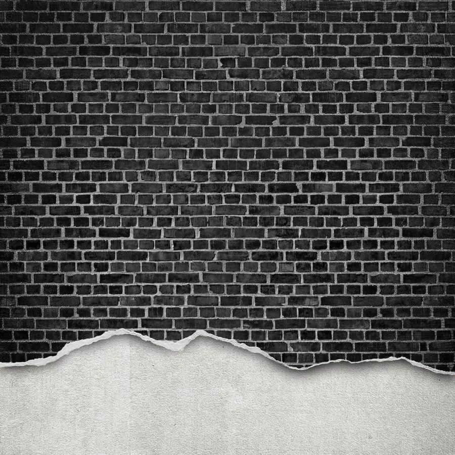 900x900 White Brick Wallpaper B Q, Picture