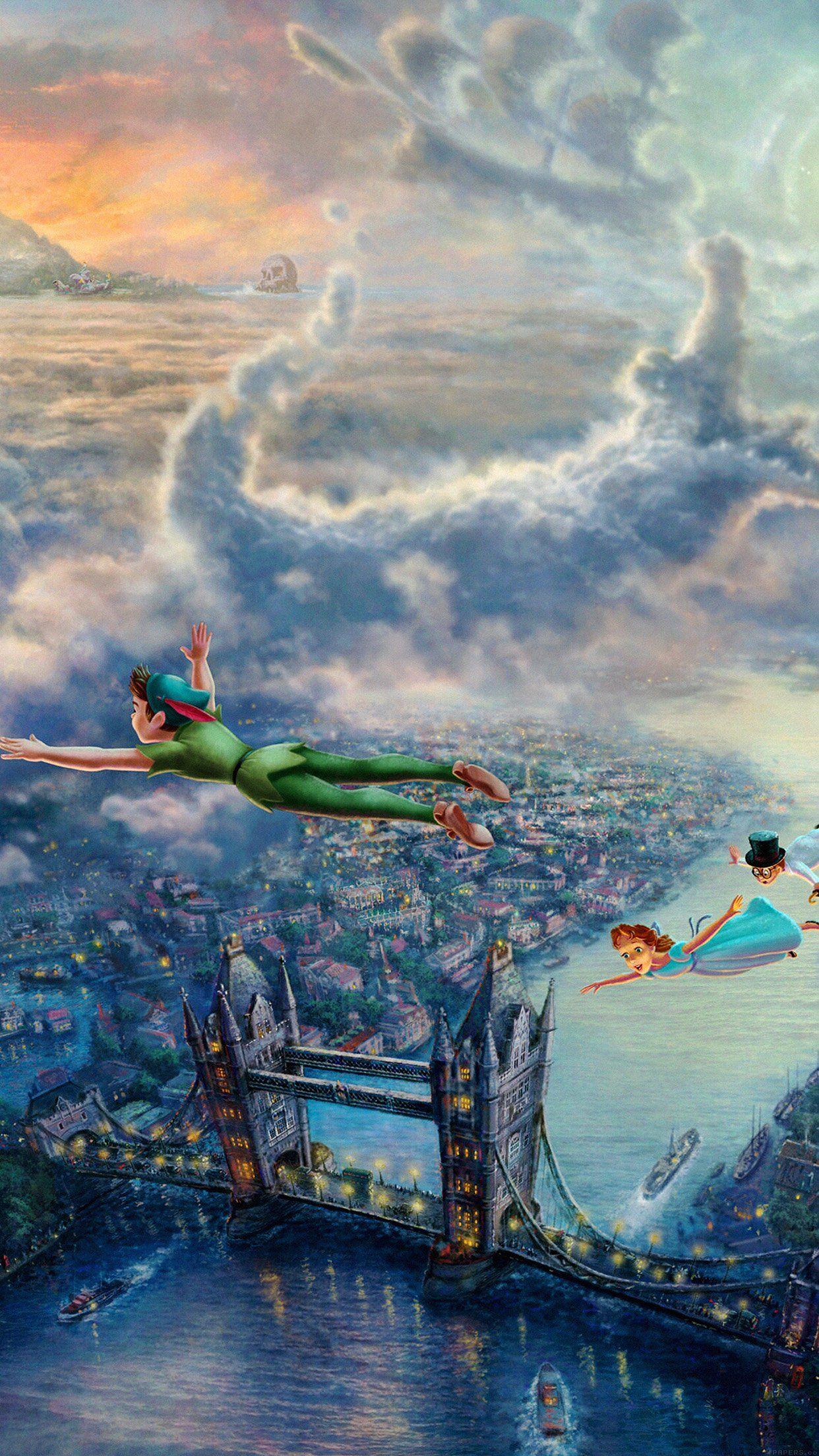 1242x2208 iPhone 6 Wallpaper illust art thomas kinkade