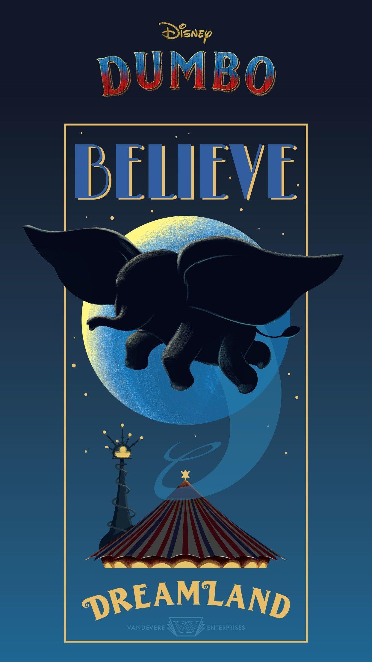1242x2209 Dumbo Mobile Wallpaper. Disney Singapore. Disney