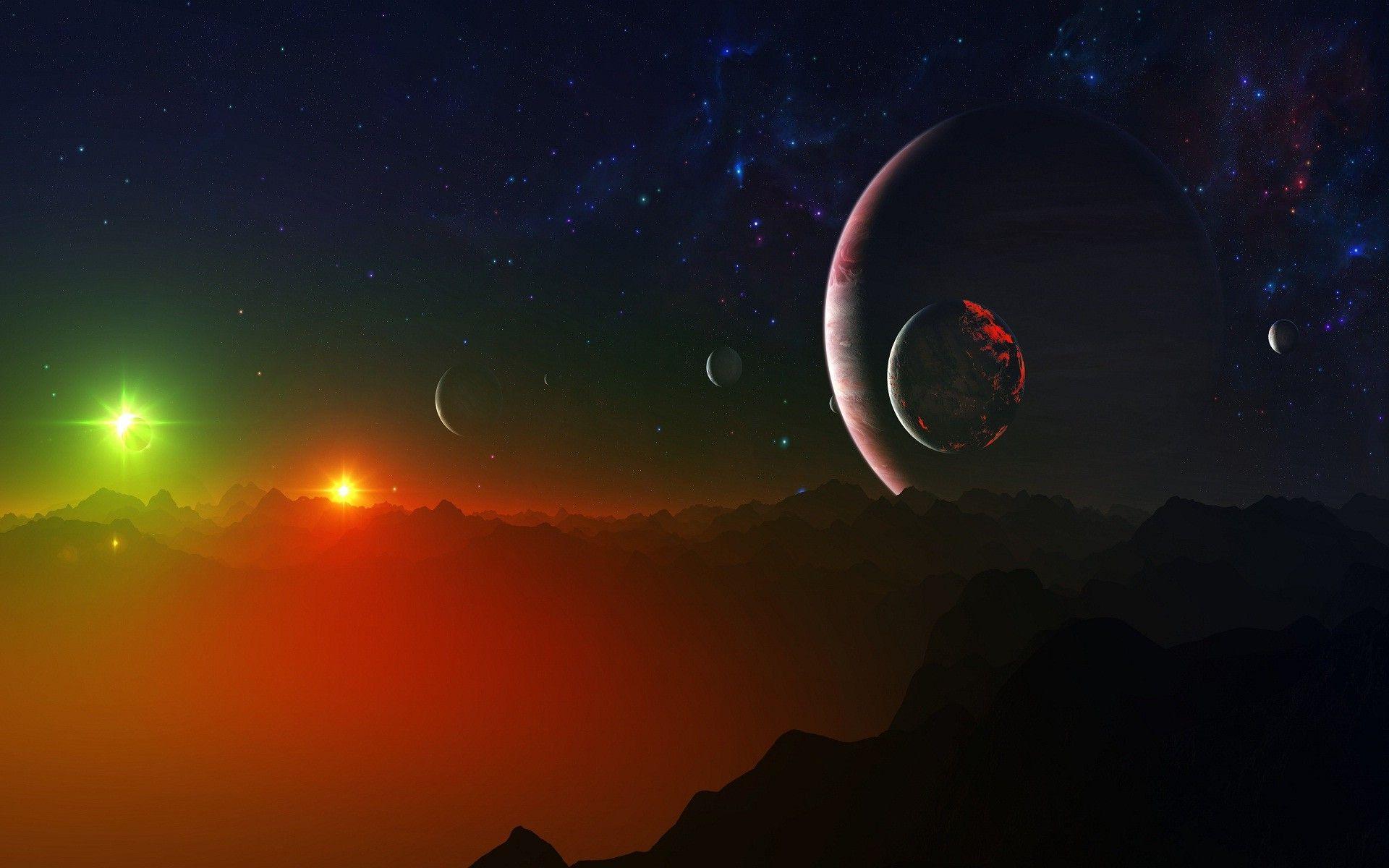 1920x1200 Good Night Galaxy 3D Wallpaper HD Wallpaper Download Free