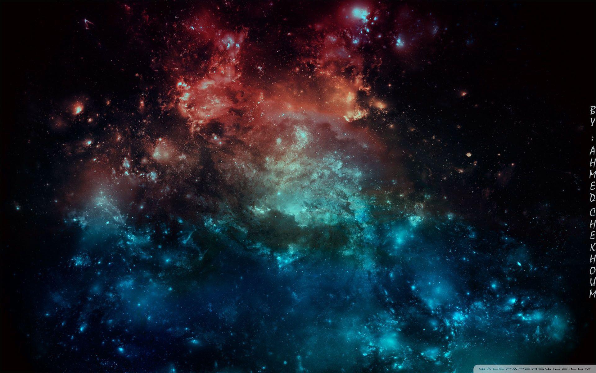 1920x1200 Galaxy Rainbow Space Wallpaper