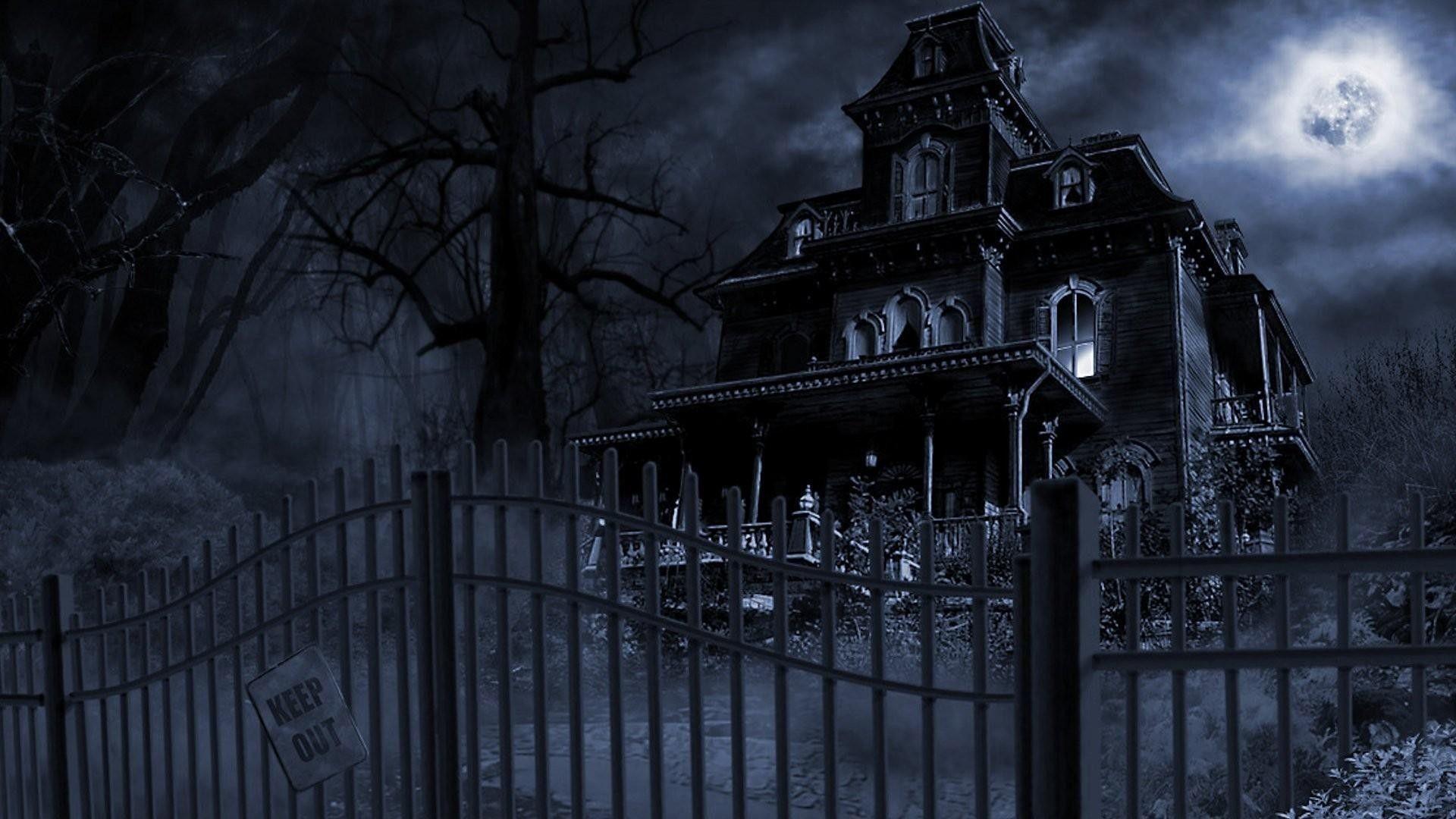 1920x1080 Haunted House Wallpaper