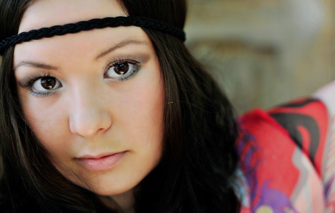 1332x850 Wallpaper girl, hippie, portrait of a girl, Oriental girl