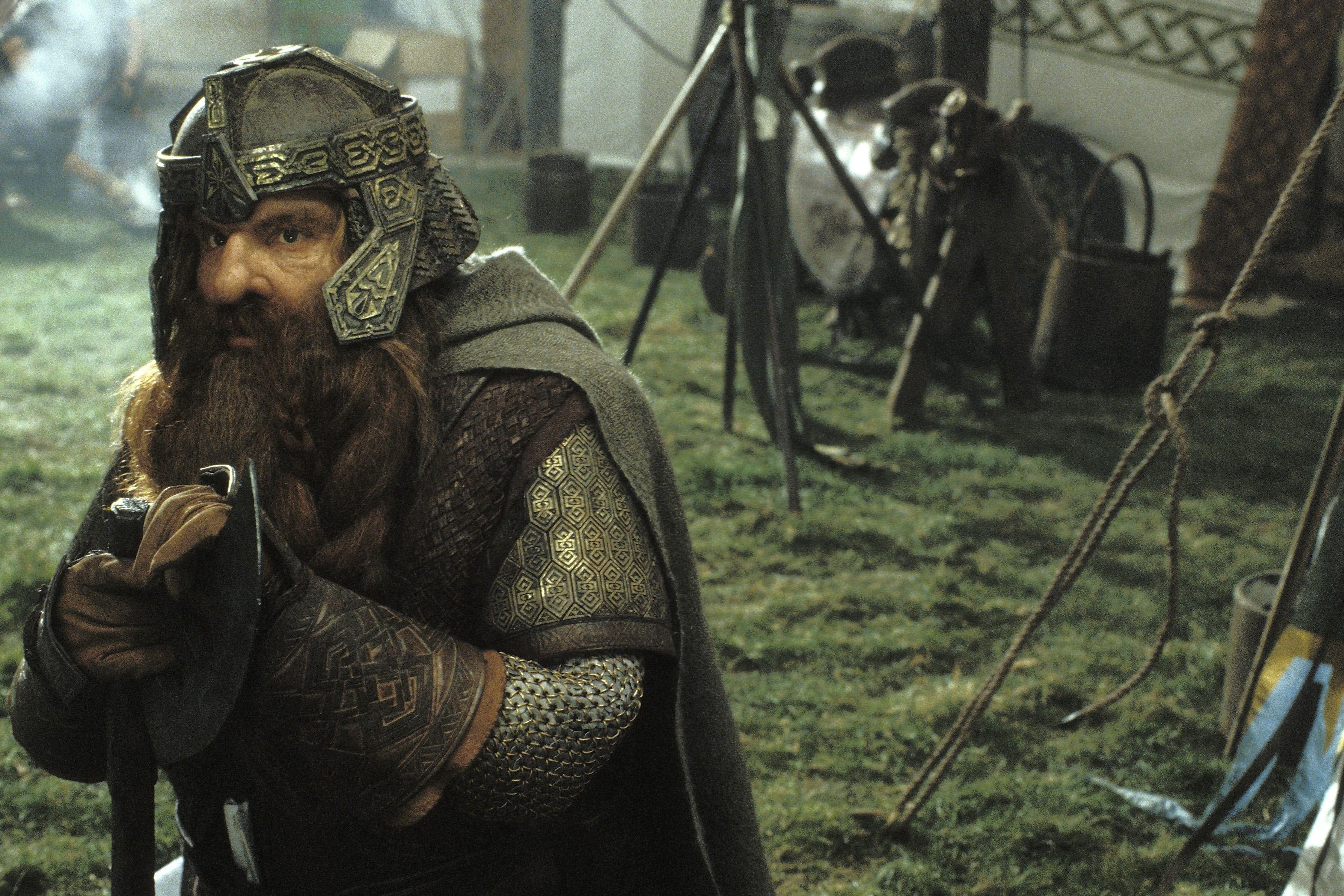 3621x2415 Knight digital wallpaper, Gimli, dwarfs, beards, moustache
