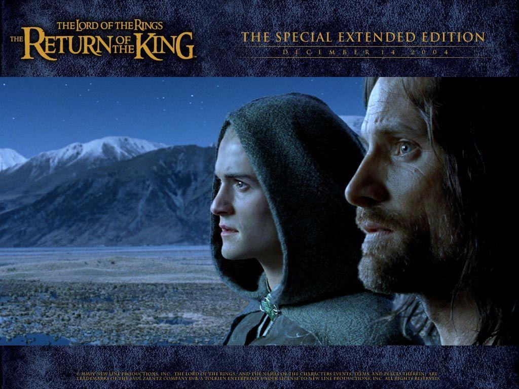 1024x768 Aragorn & Legolas of the Rings Wallpaper 492191