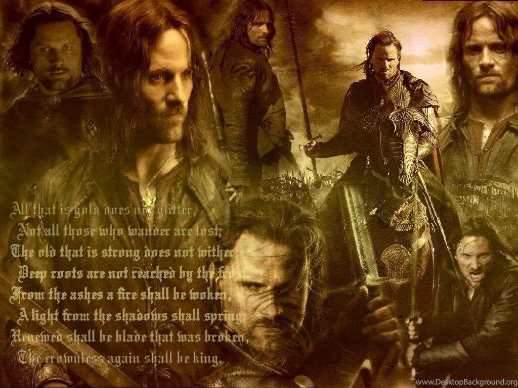 1024x768 Aragorn The Nine Walkers Wallpaper