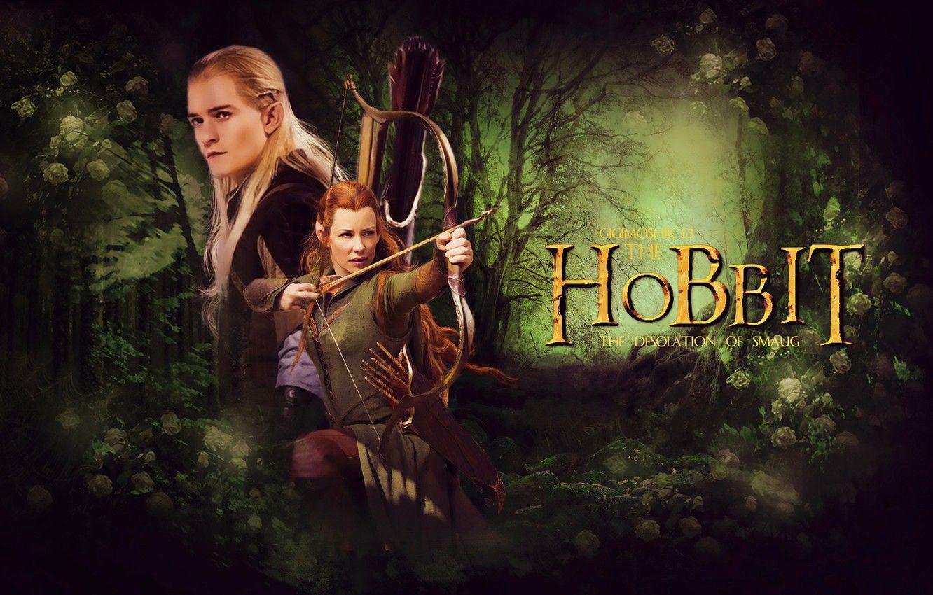 1332x850 Wallpaper forest, elves, Legolas, archers, The hobbit
