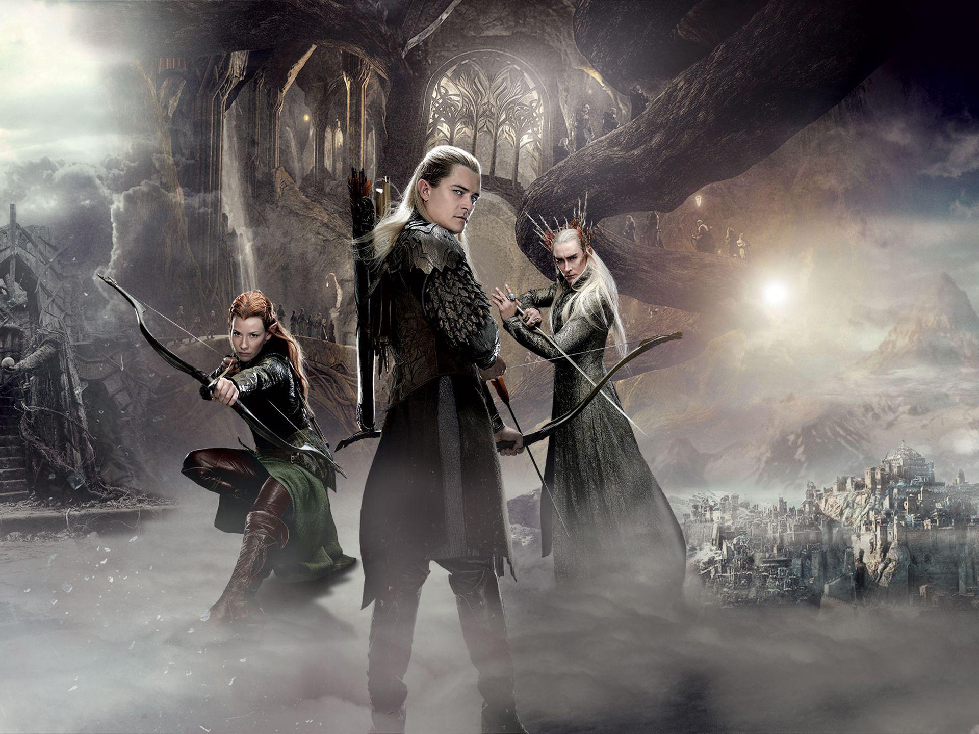 1920x1440 Tauriel, Legolas And Thranduil