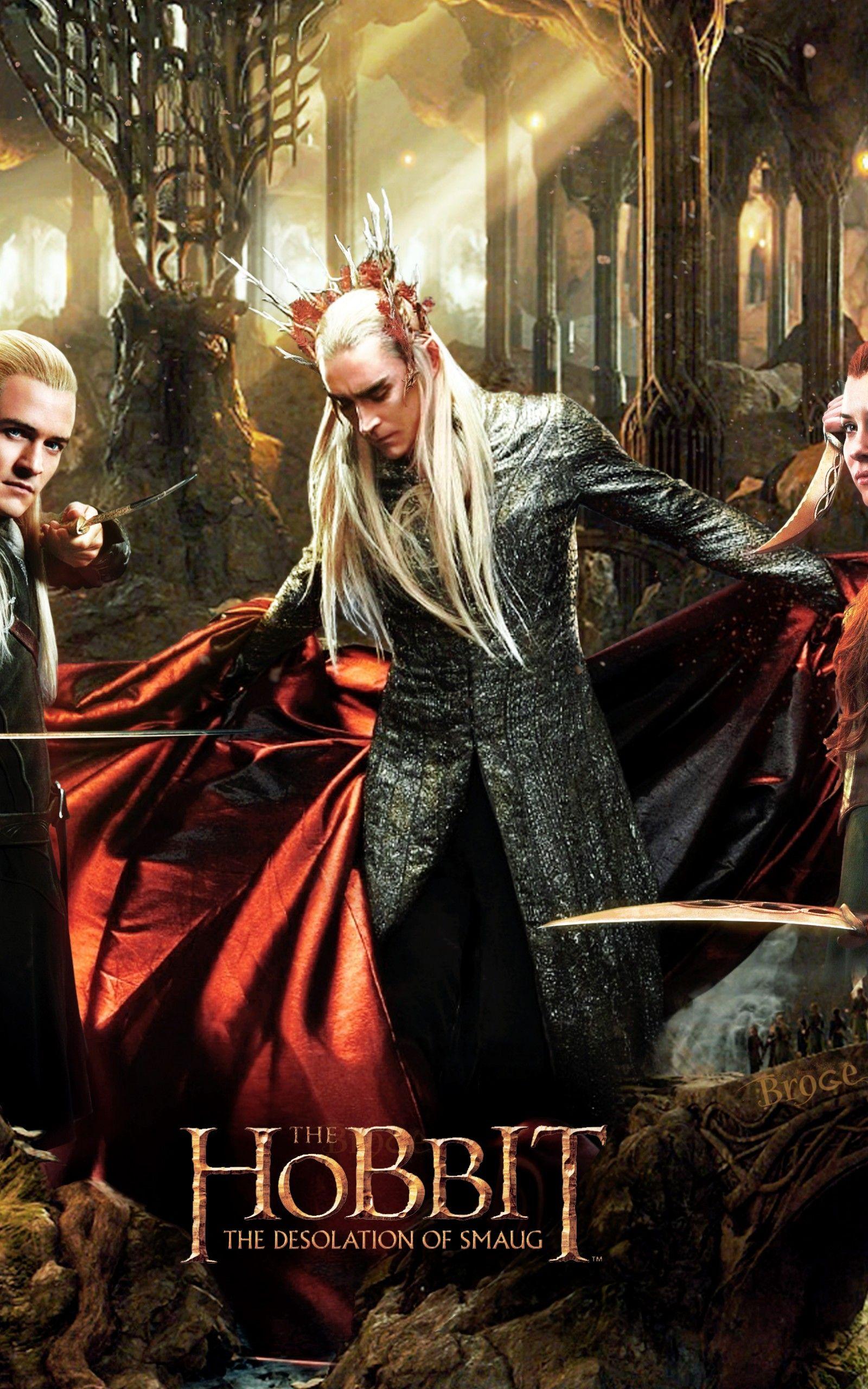 1600x2560 Download Wallpaper Thranduil Legolas And Tauriel