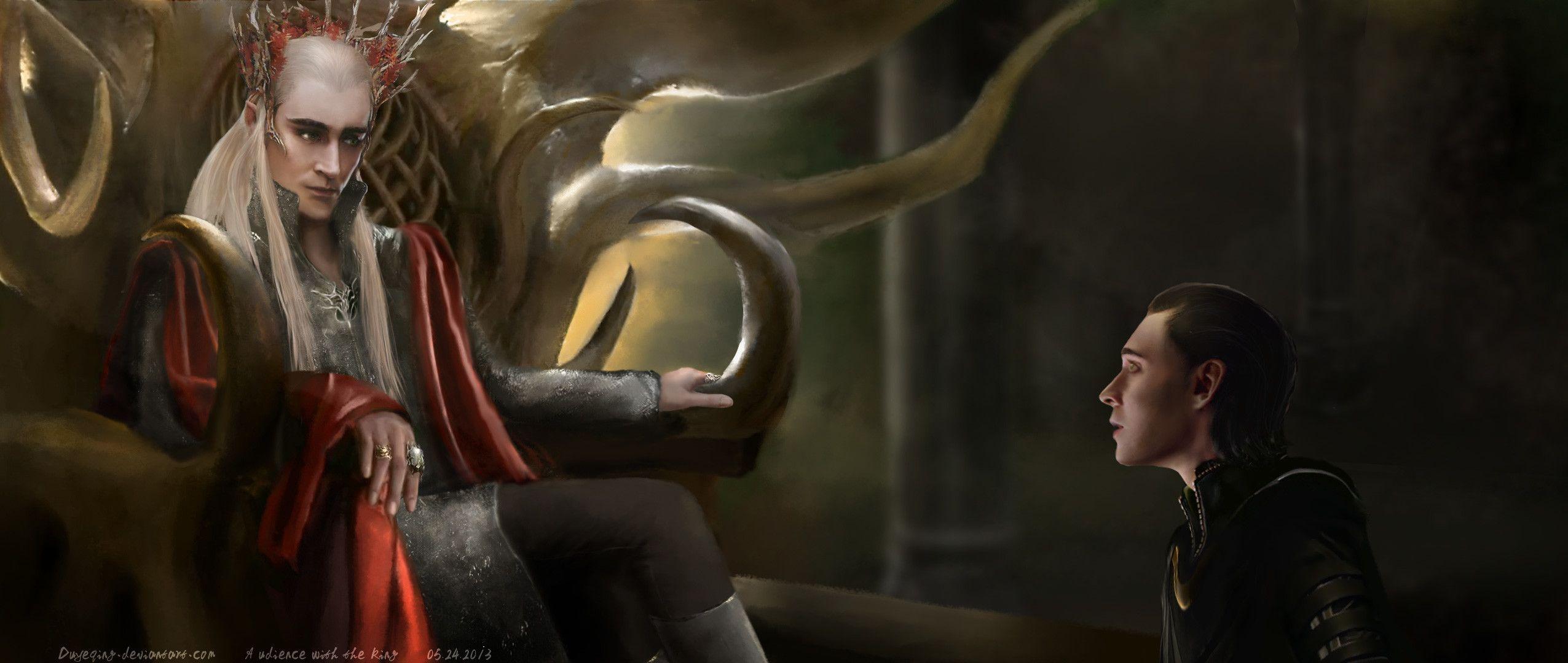 2551x1080 Thranduil Wallpaper