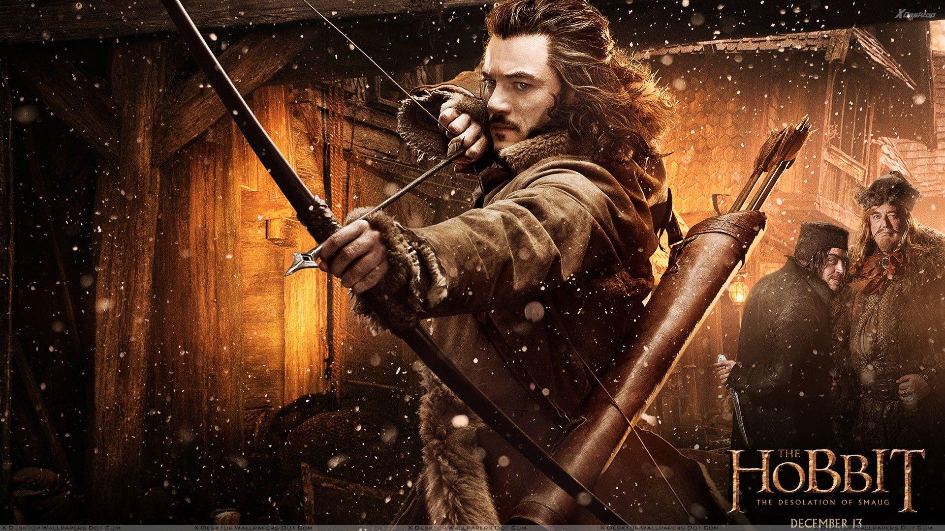1920x1080 Luke Evans In The Poster Of The Hobbit