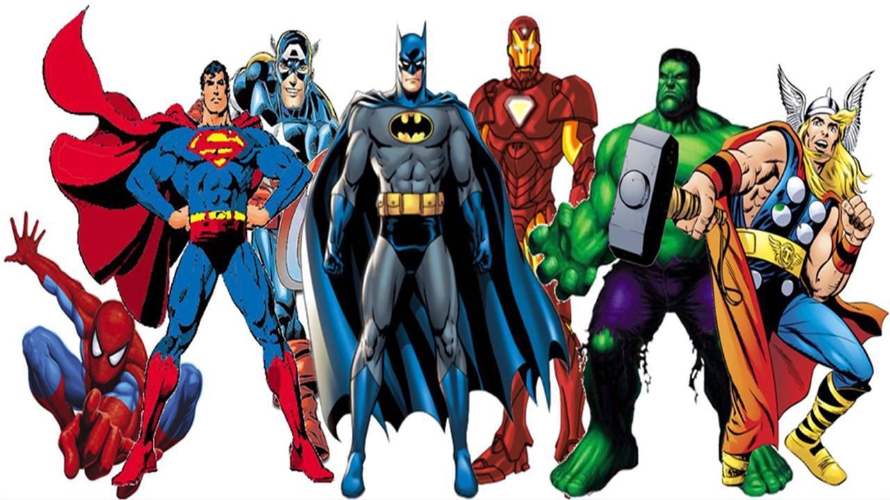 1280x720 super heroes wallpaper HD background for Android