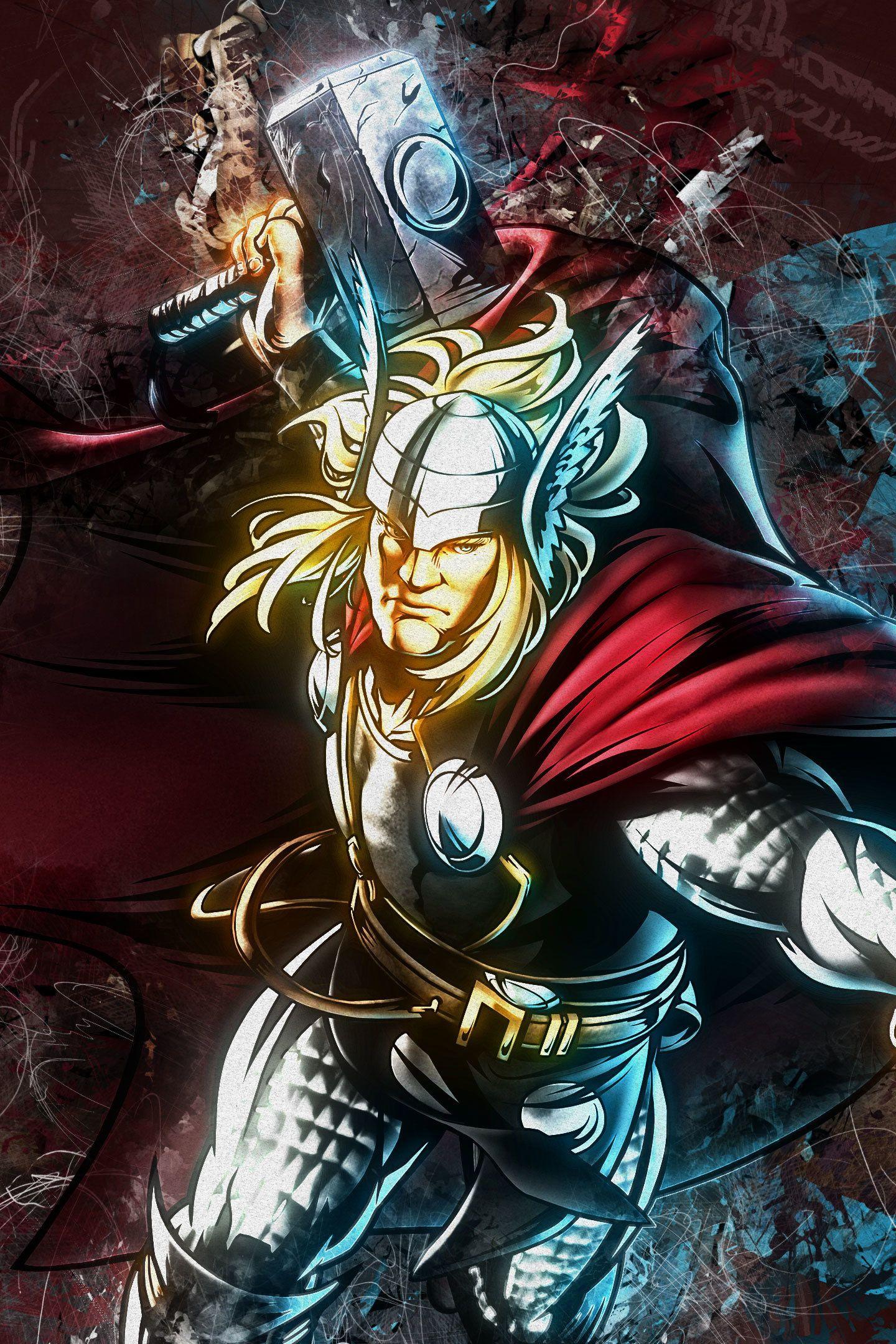 1440x2160 Download 1440x2630 wallpaper thor, god of thunder, marvel