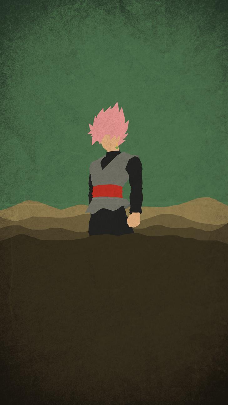 728x1294 4K Dragon Ball Super Minimal Mobile Wallpaper
