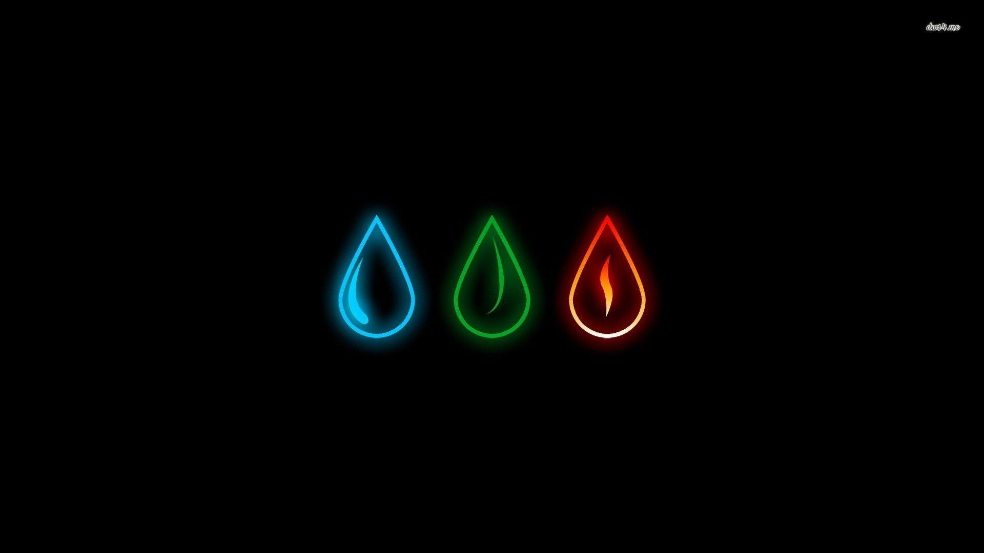 1920x1080 Water Fire Wallpaper