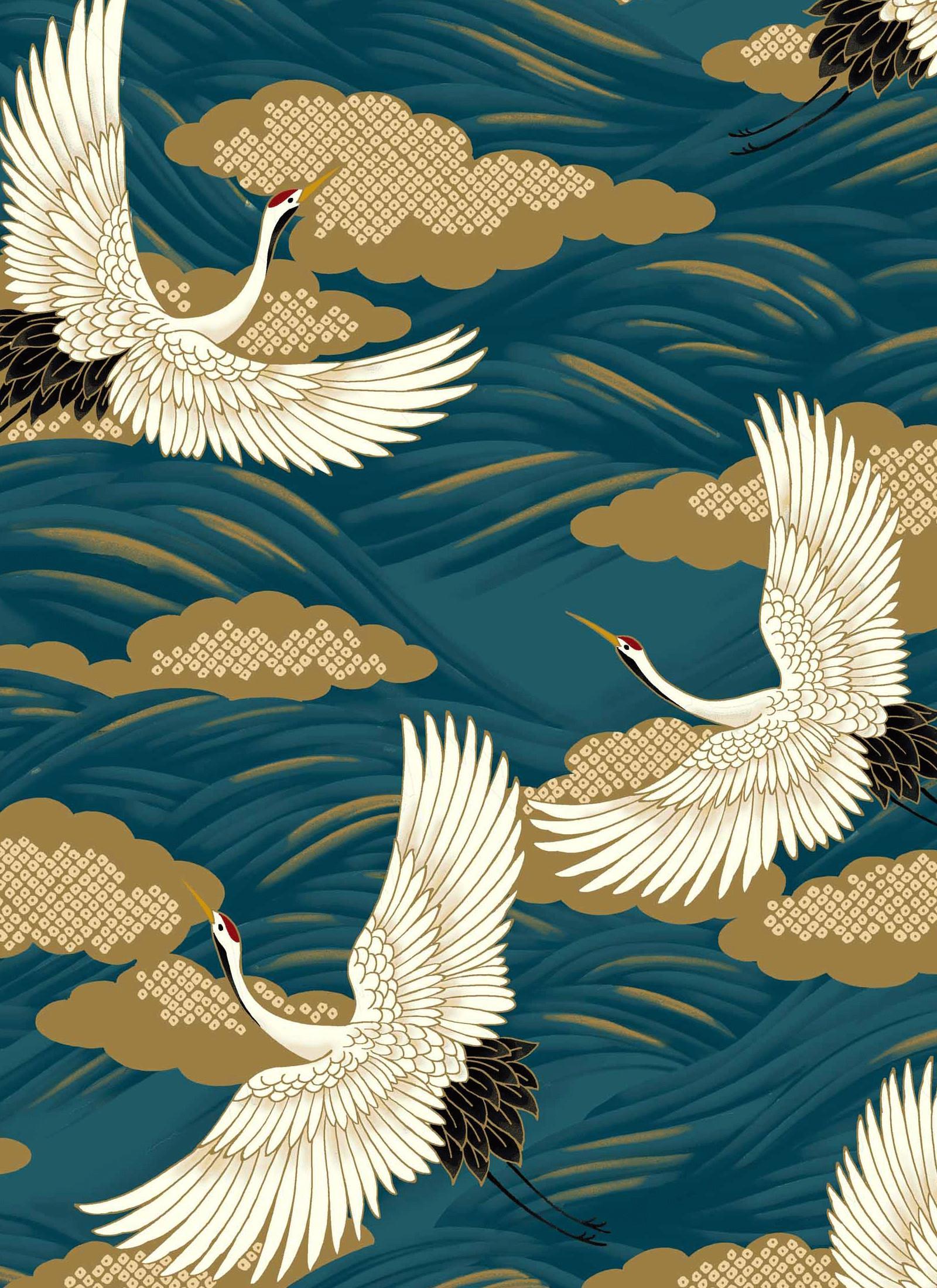 1600x2200 Great Wave Off Kanagawa Wallpaper Kimono Patterns