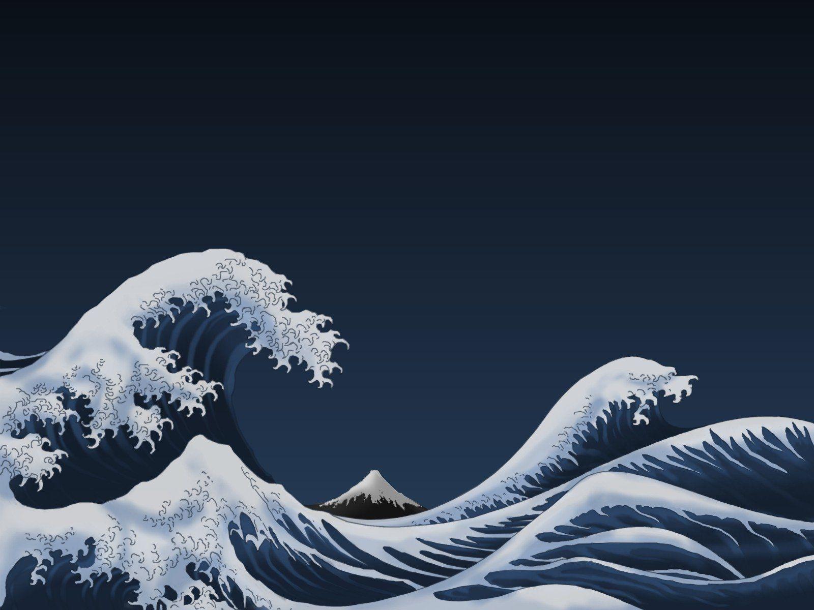 1600x1200 The Great Wave off Kanagawa Wallpaper