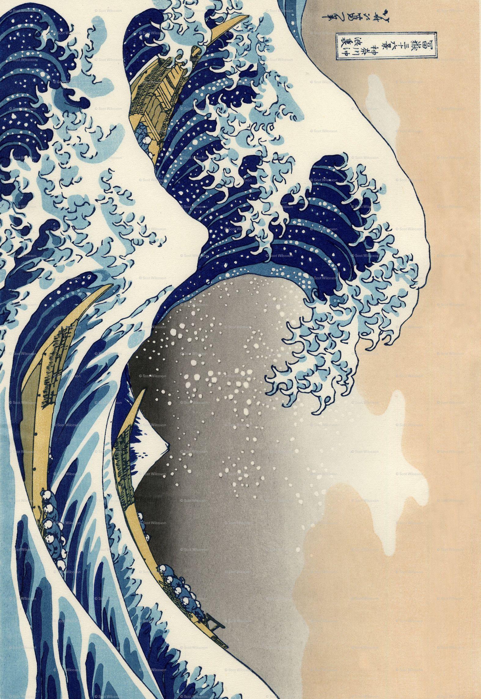 1574x2283 The Great Wave Off Kanagawa Wallpaper 1920x1080