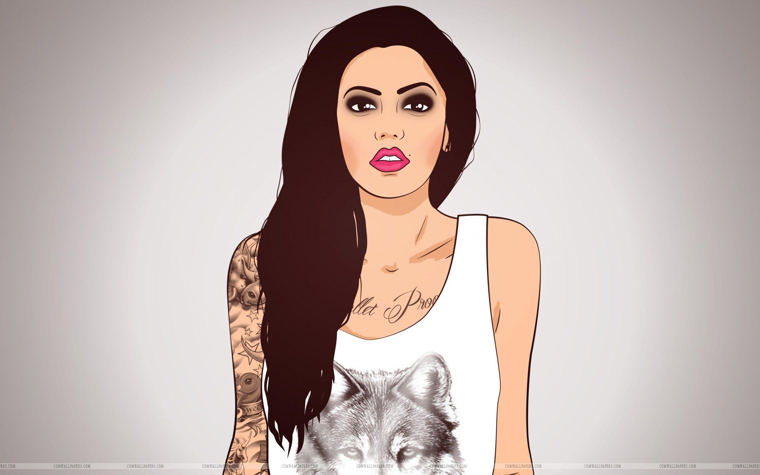 2560x1600 Girl Tattoos Art HD Wallpaper. Girl tattoos, Art