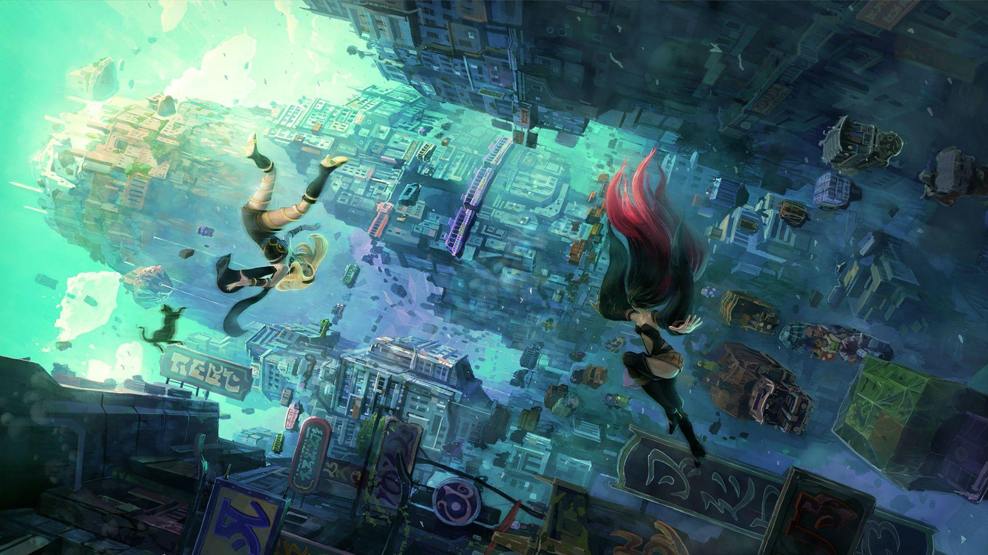 1920x1080 Kat i Raven. Wallpaper from Gravity Rush 2