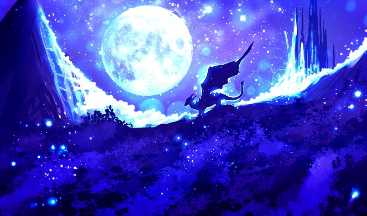 Moon Dragon Wallpapers Top Free Moon Dragon Backgrounds Wallpaperaccess