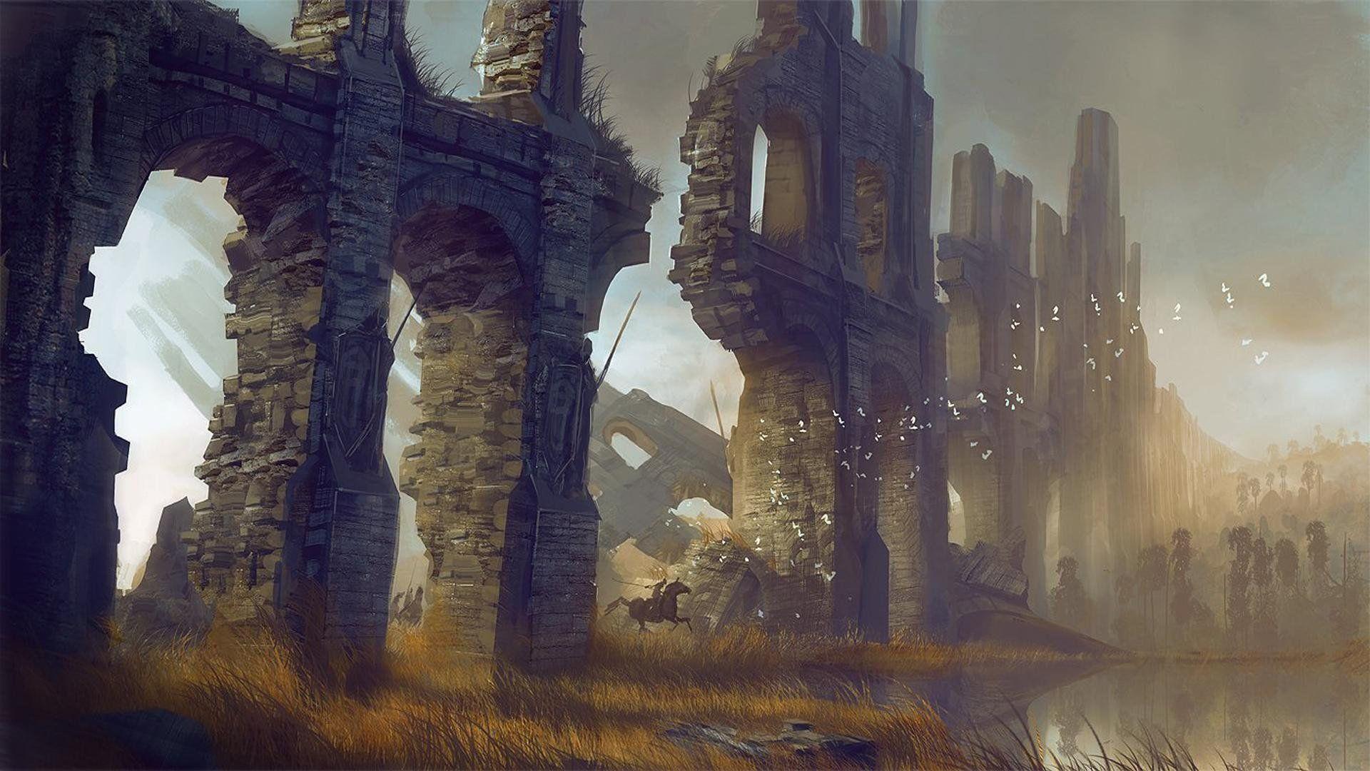 Ruins Wallpapers - Top Free Ruins Backgrounds - WallpaperAccess