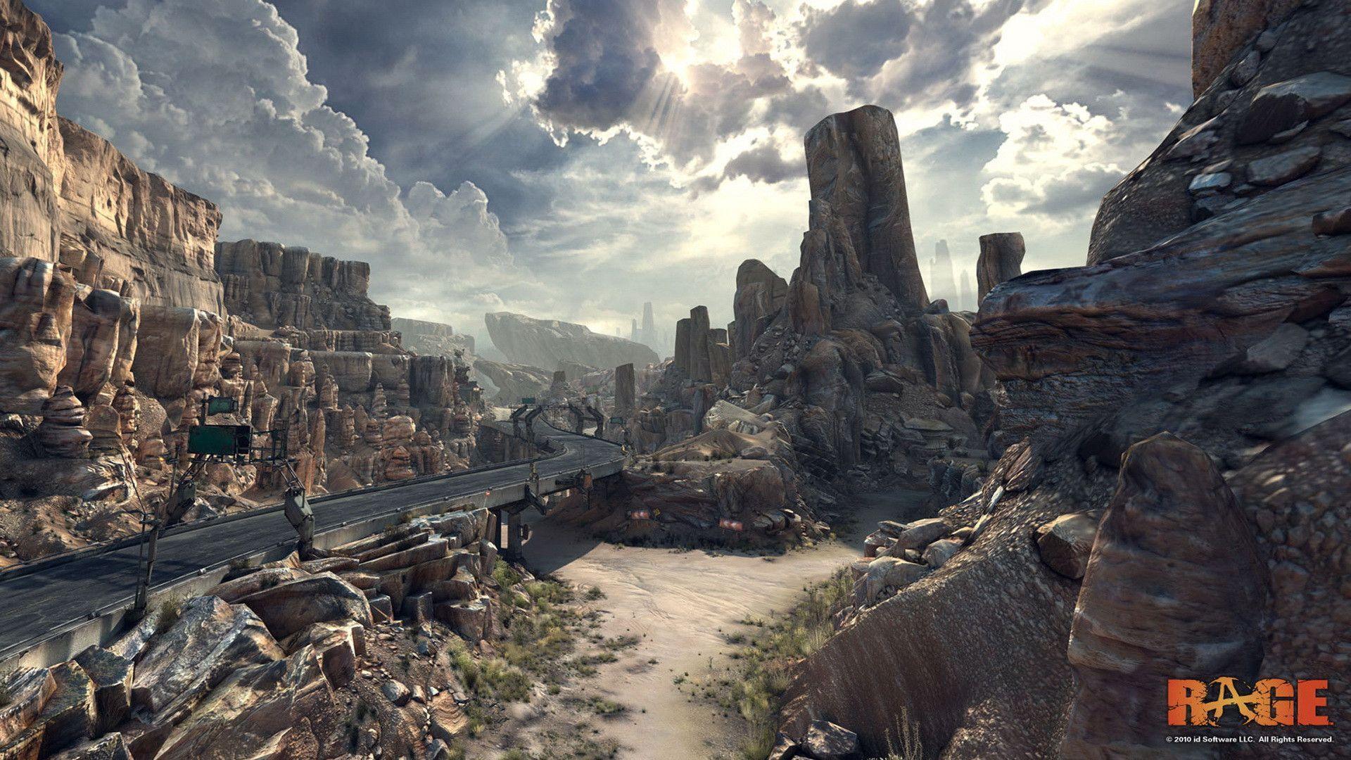 1920x1080 Desert Ruins Background 1920x1080