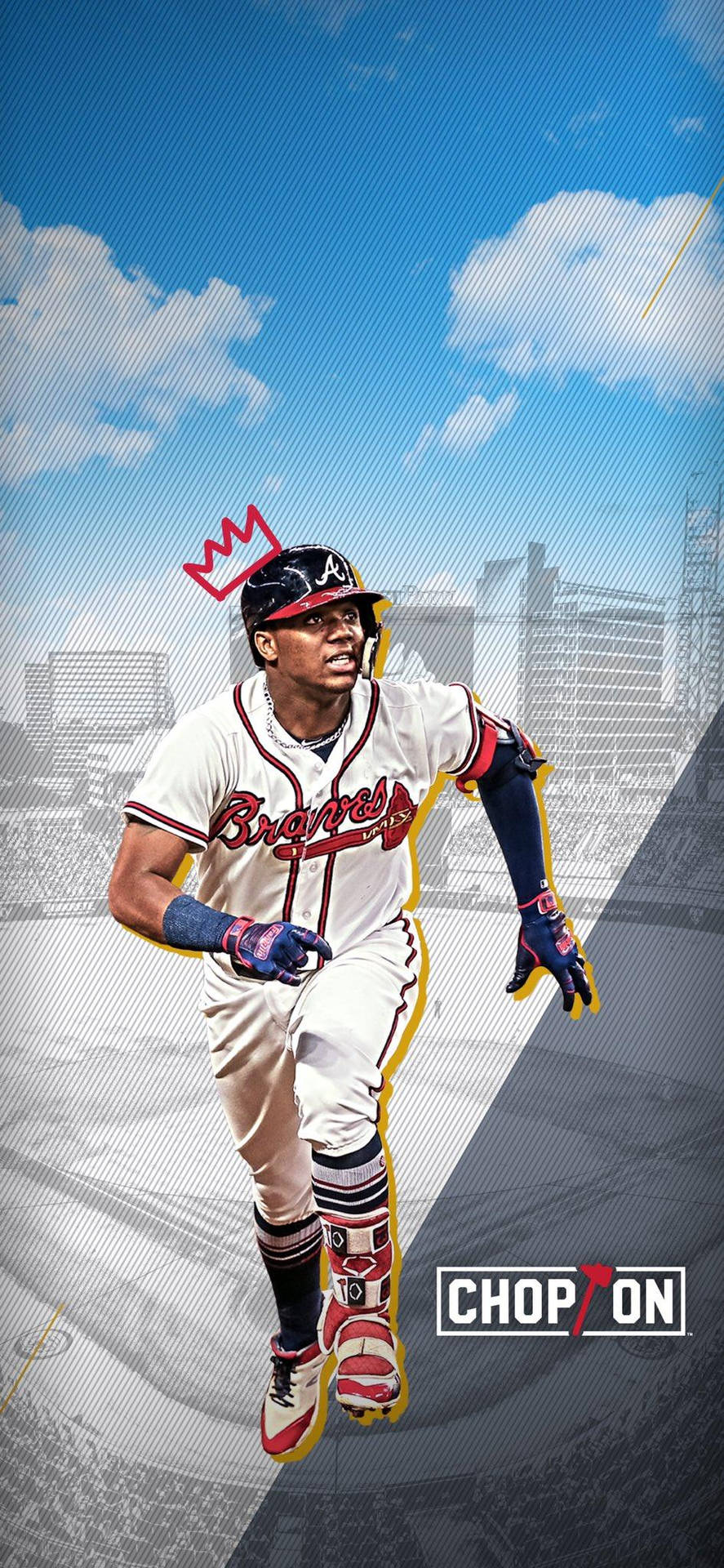 887x1920 Ronald Acuna Jr. Cartoon Crown