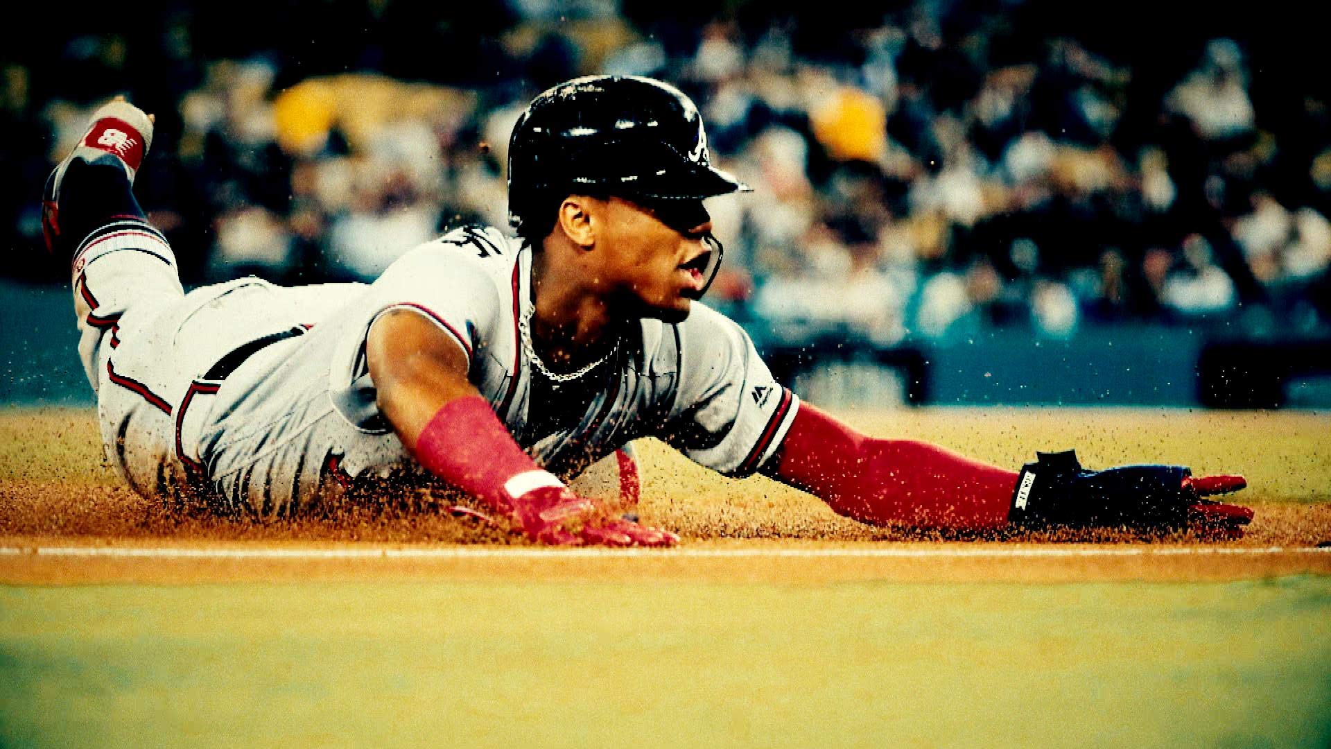 1920x1080 Ronald Acuna Jr. Poster Print, Baseball