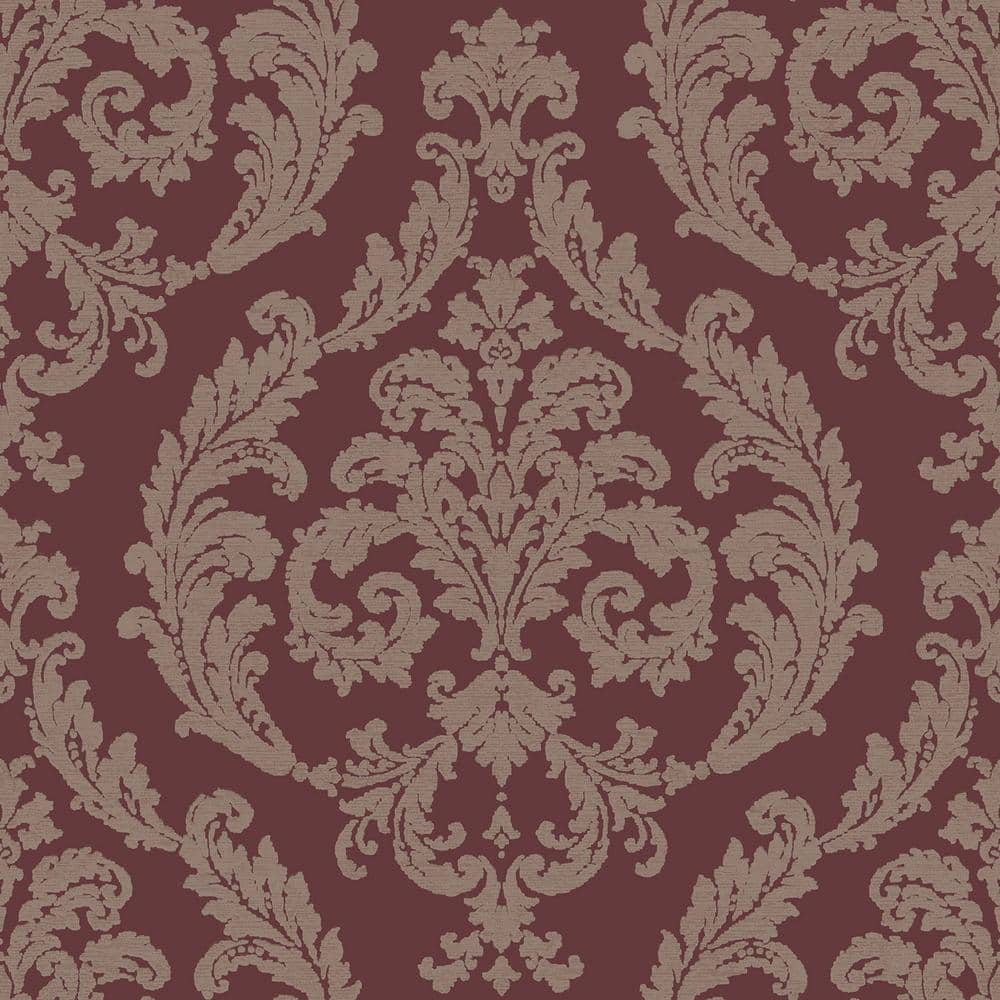 1000x1000 Palazzo 2 Collection Silk Damask Vinyl On Non Woven Non Pasted Wallpaper Roll