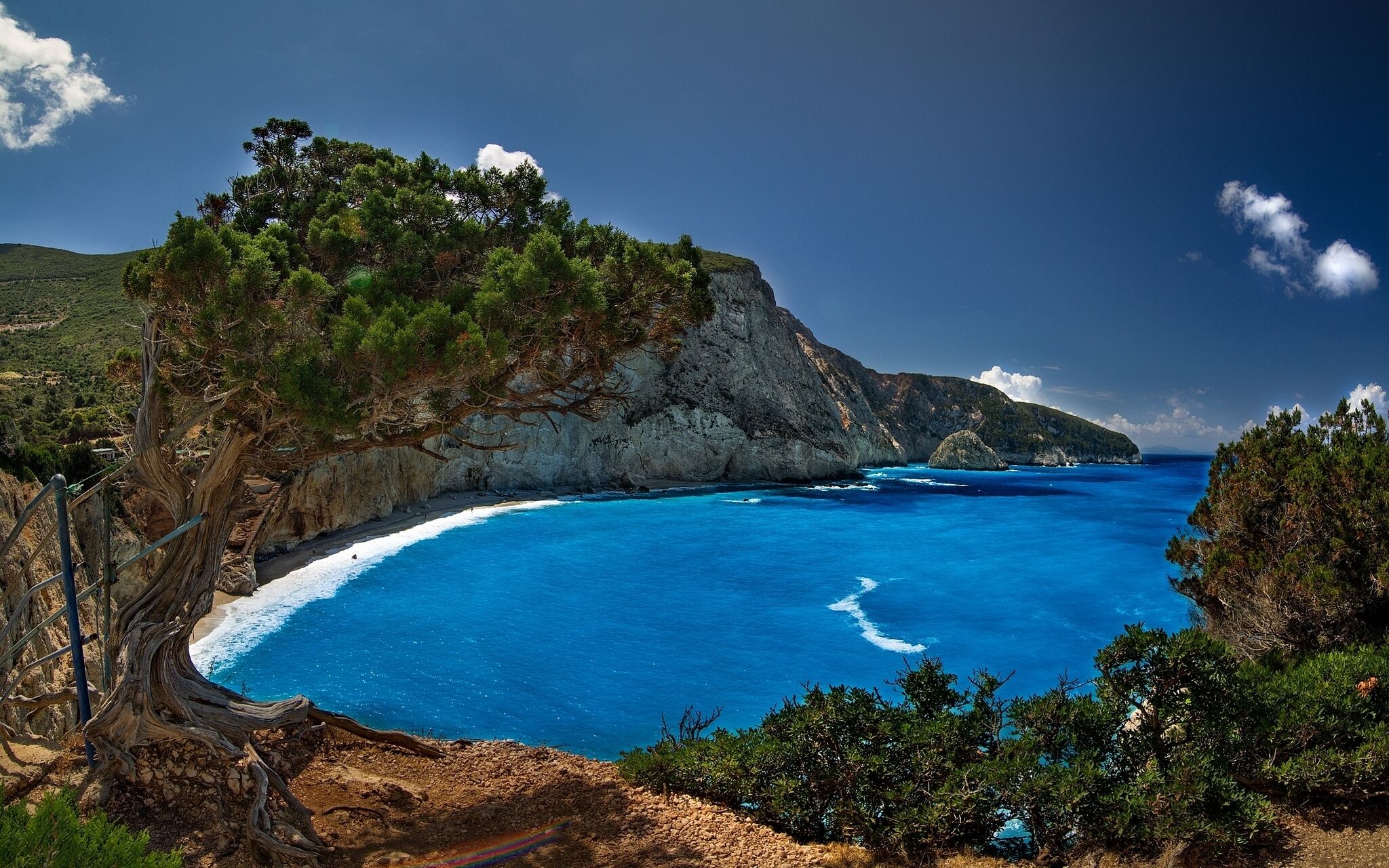 2048x1280 porto katsiki, lefkada, greece