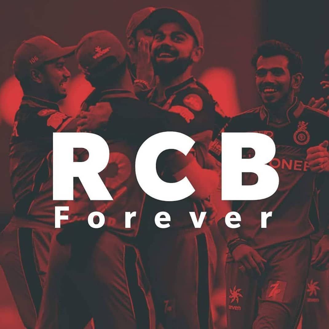 1070x1070 Download Red Aesthetic RCB Cricket Team