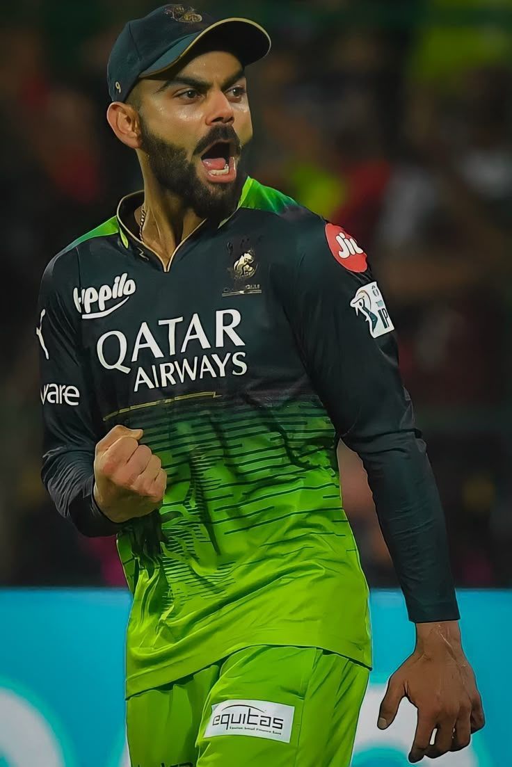 736x1103 Aggression in the RCB Green Jersey