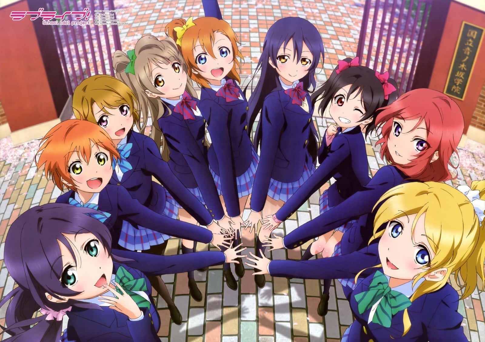 1600x1129 School Idol Series Anime Group