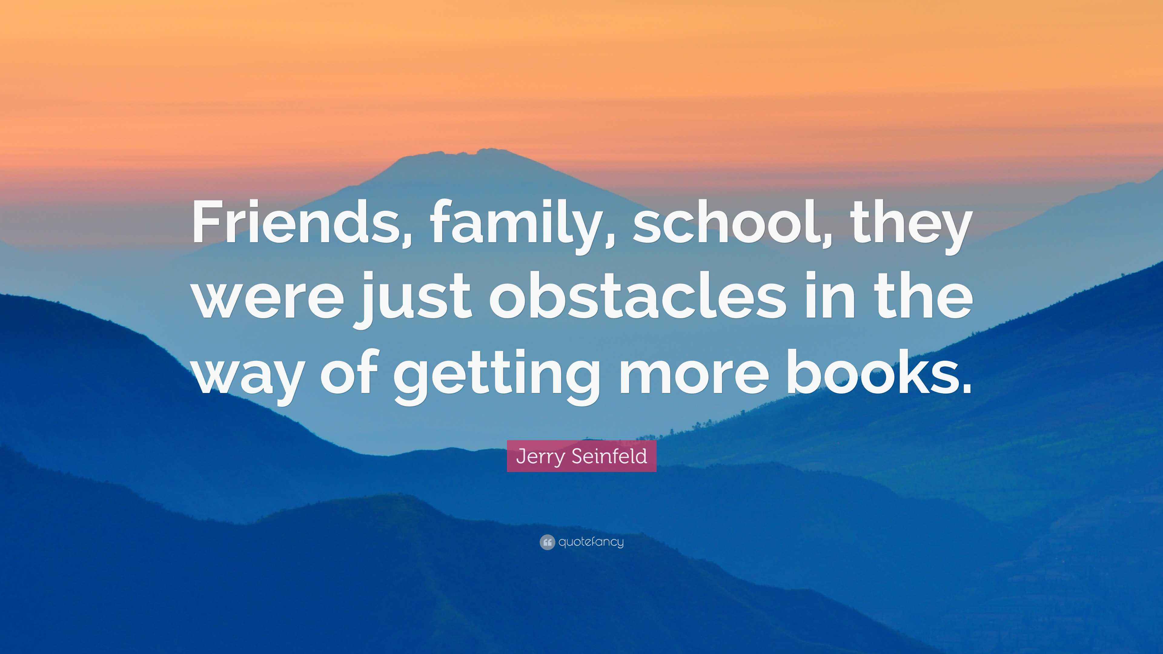 3840x2160 Jerry Seinfeld Quote: “Friends, family