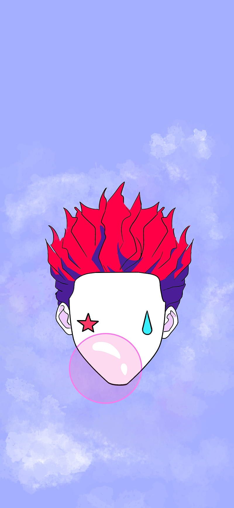 800x1733 Hisoka anime, geometric, gon