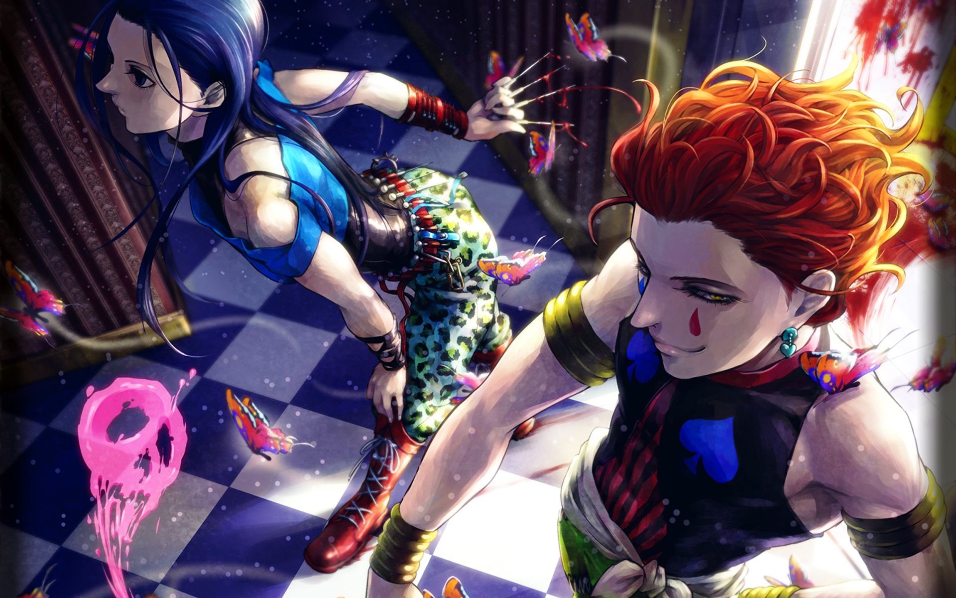1920x1200 Wallpaper guys, Hisoka, ILLUMI, Hunter