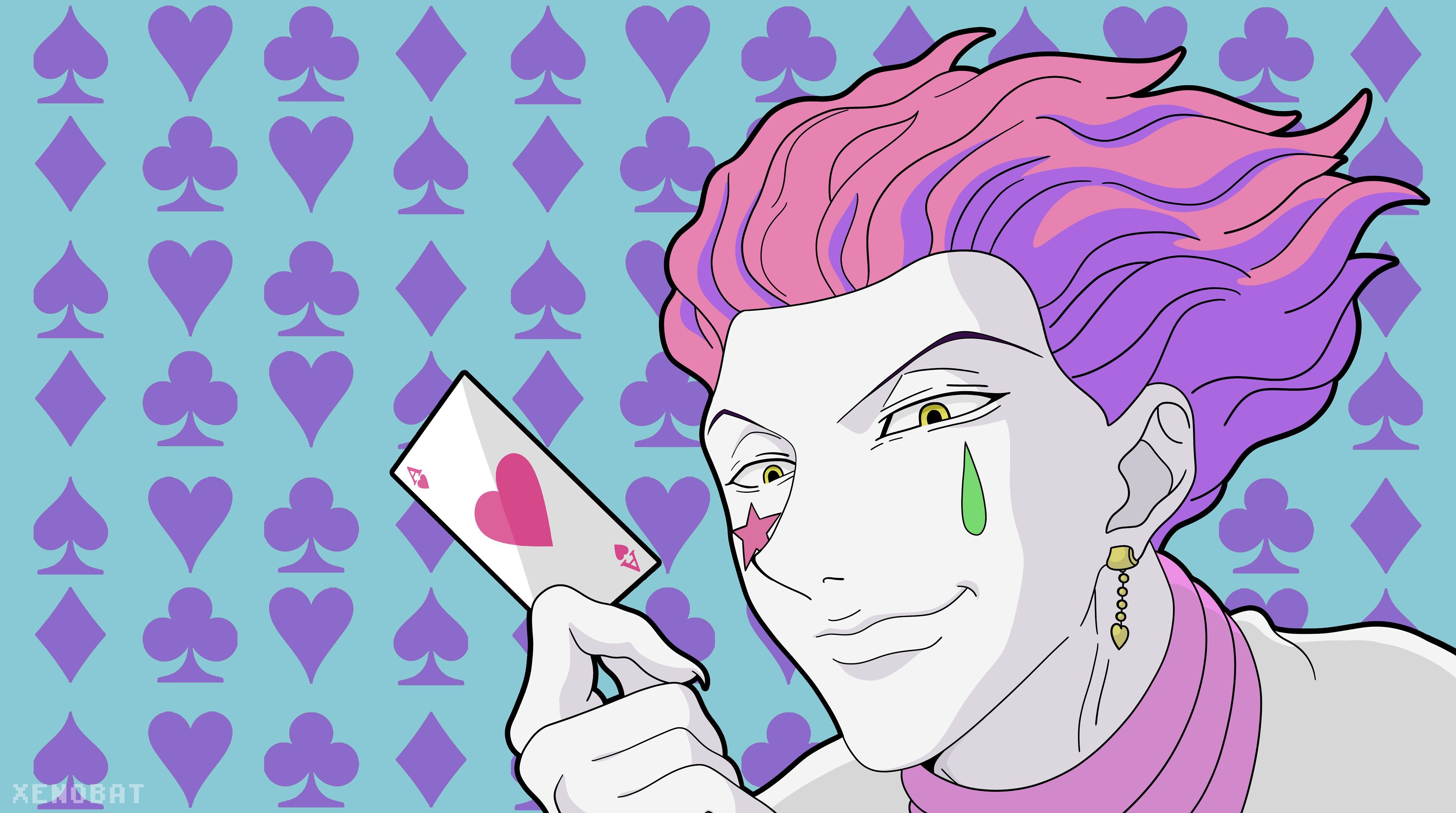 3840x2145 Wallpaper map, playing card, Hunter x