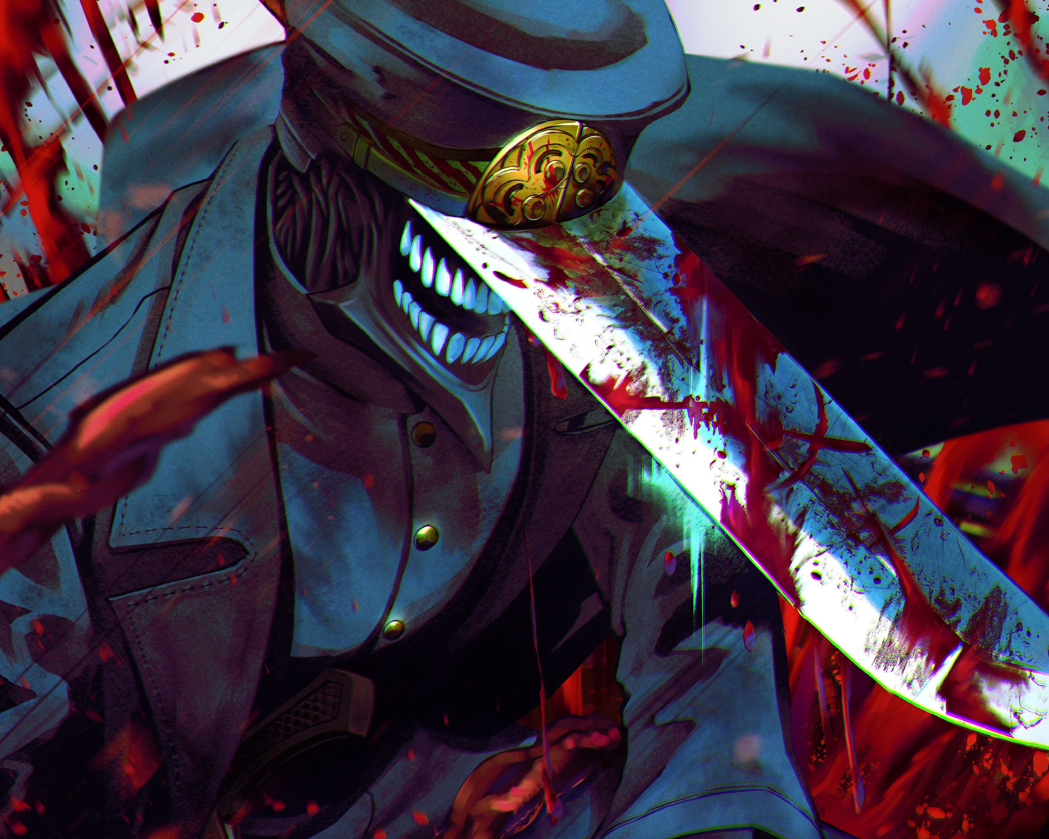 3492x2793 Anime Chainsaw Man HD Wallpaper by 柄