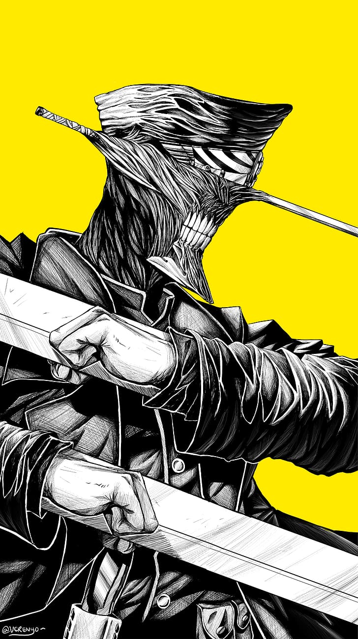 728x1300 Katana Man (Chainsaw Man) 1080P, 2K, 4K