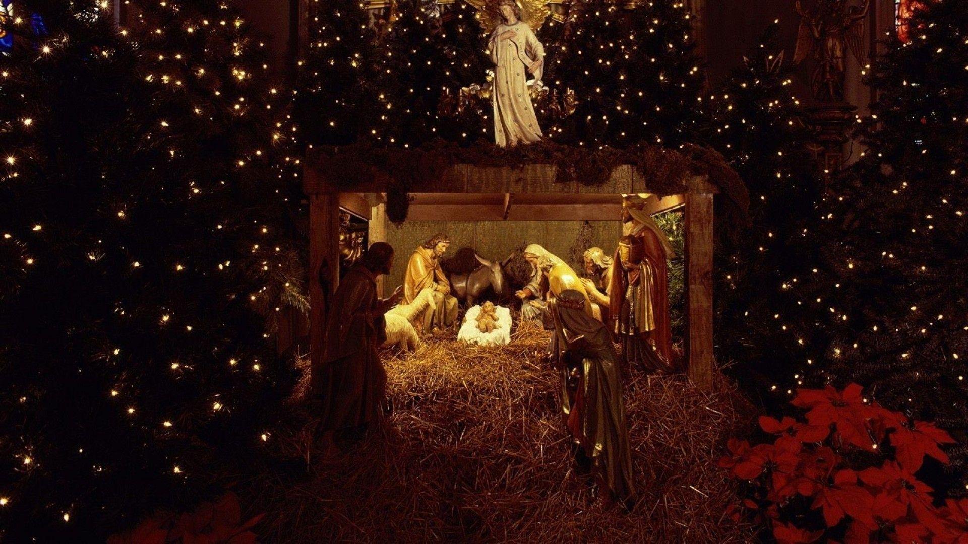 1920x1080 Nativity Scene Desktop Wallpaper background picture