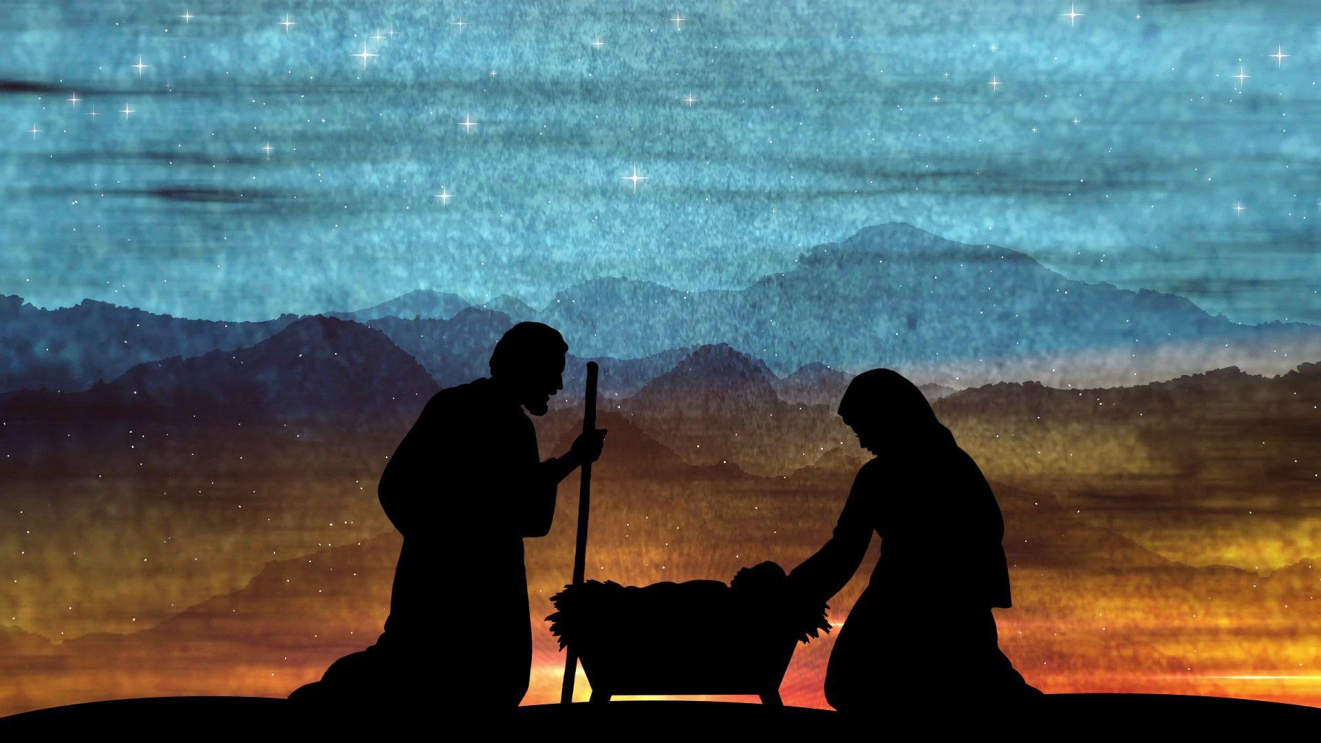 1920x1080 Christmas Nativity Wallpaper