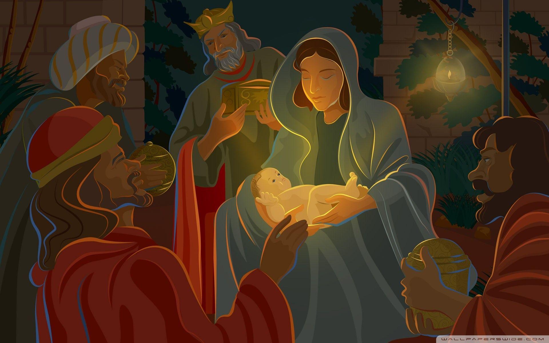 1920x1200 Christmas Nativity Wallpaper