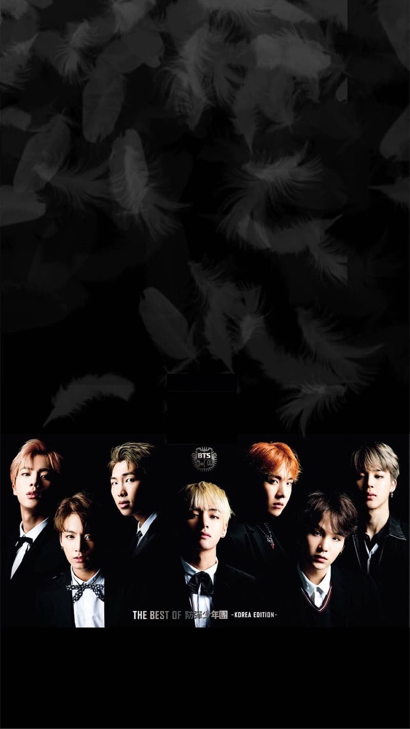 800x1422 Bts Dark Theme, Bts Black All Members